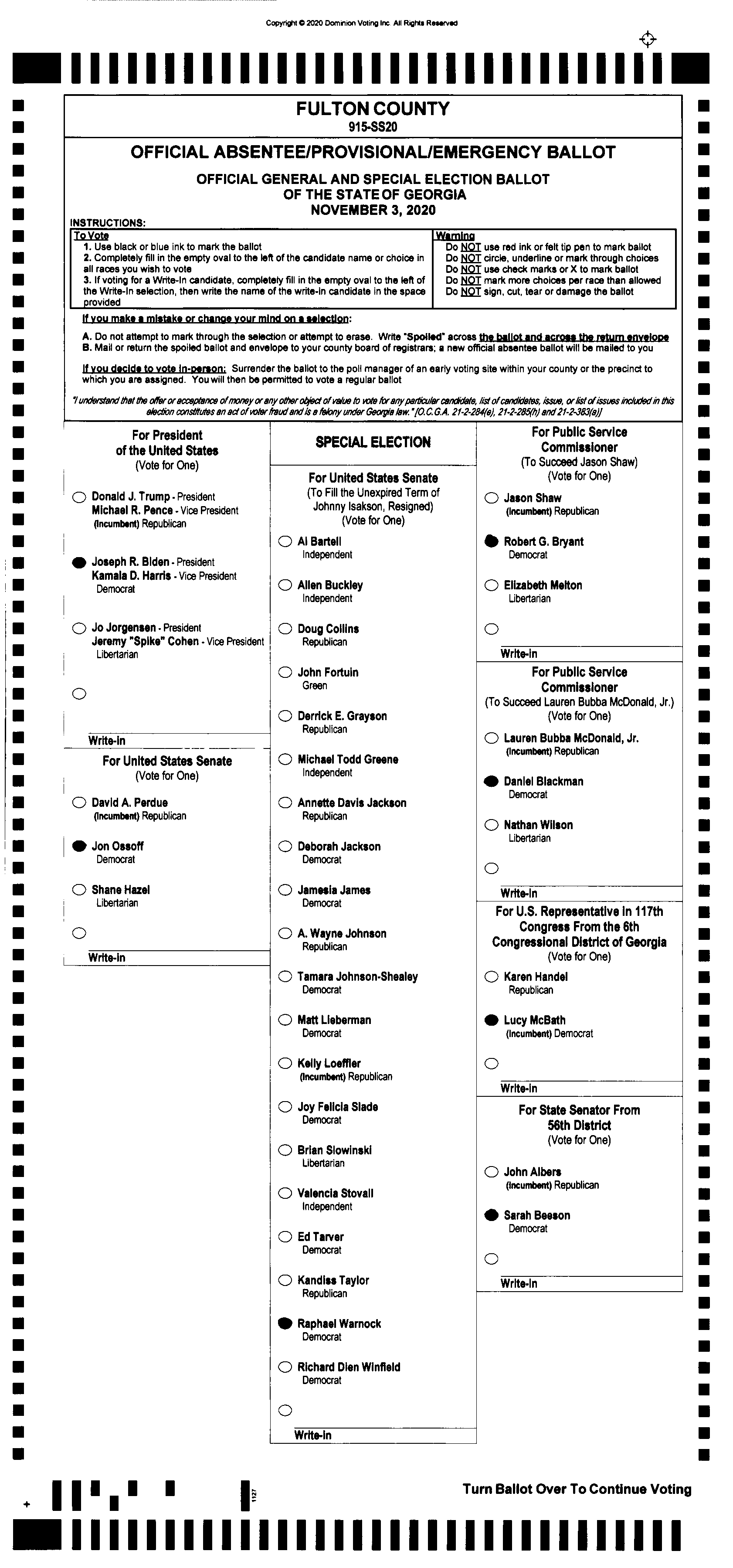 Source Ballot